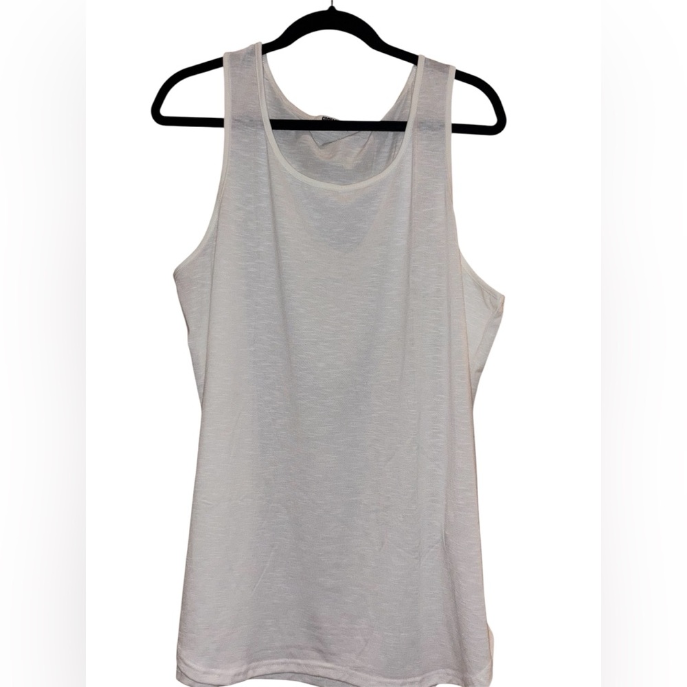 White Sleeveless Men’s Tank Top